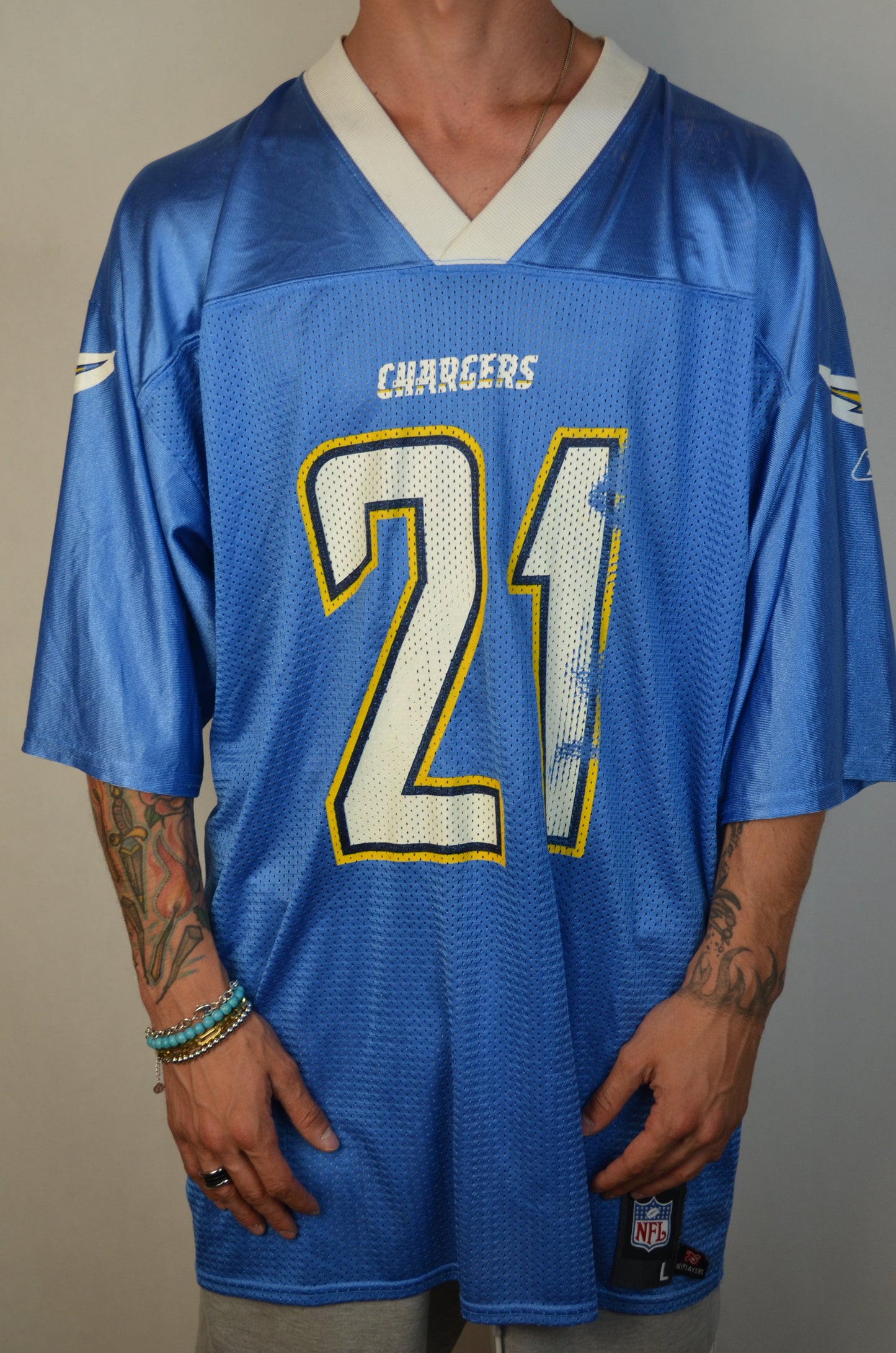 Maglia Chargers Azzurra  NFL Reebok