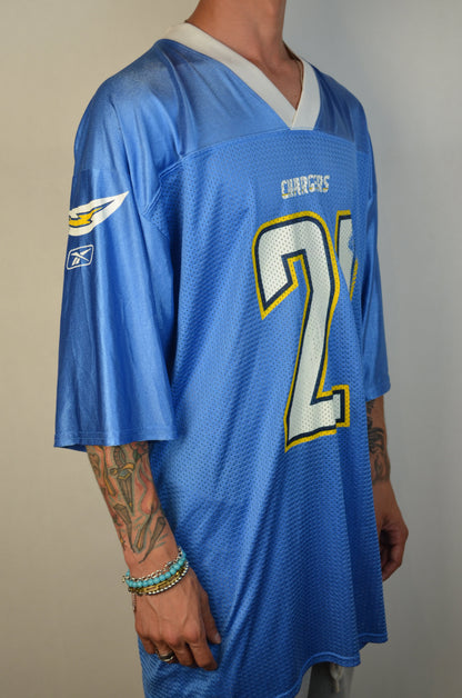 Maglia Chargers Azzurra  NFL Reebok