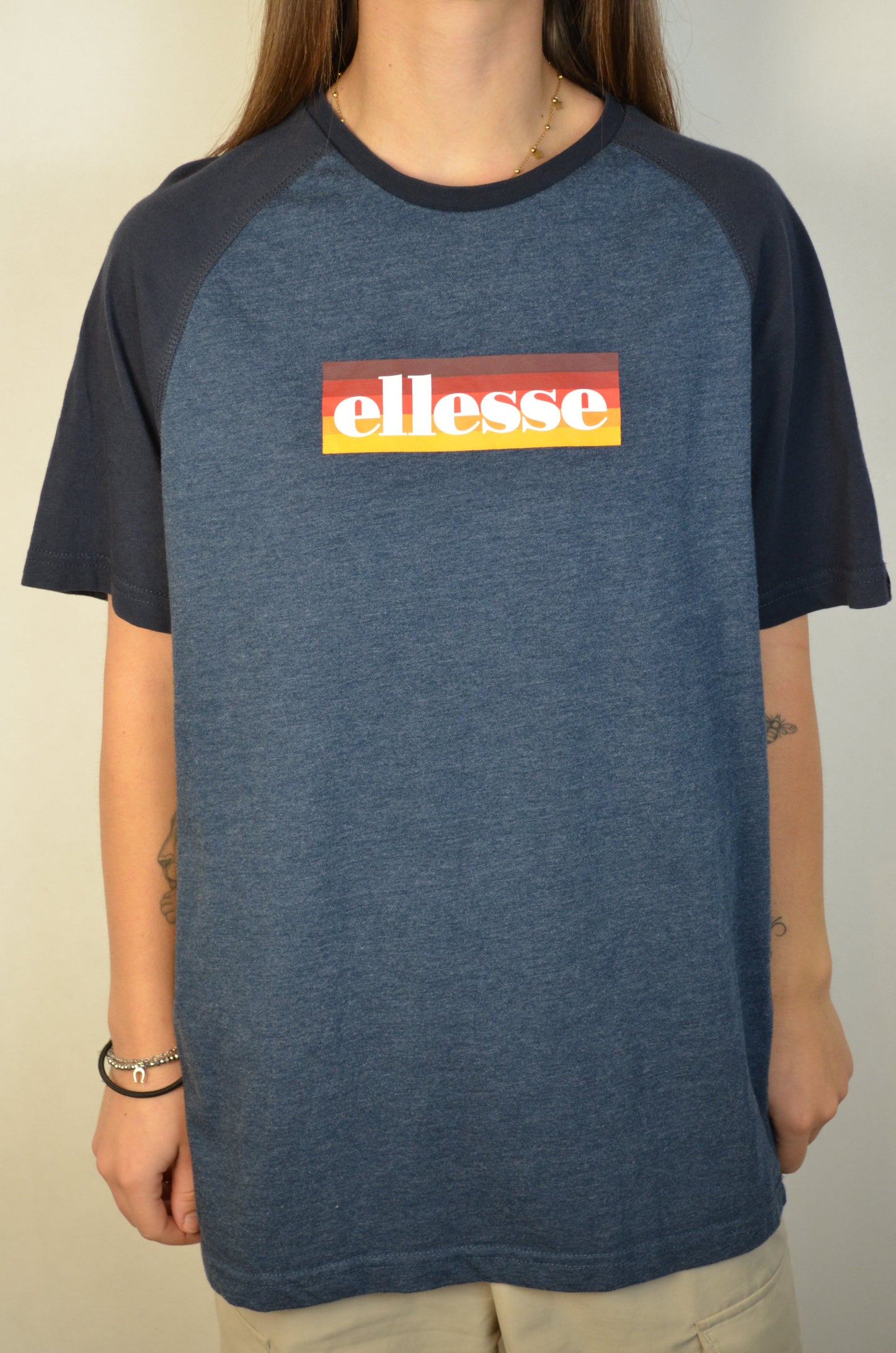 T-Shirt Blu Scuro Navy Ellesse