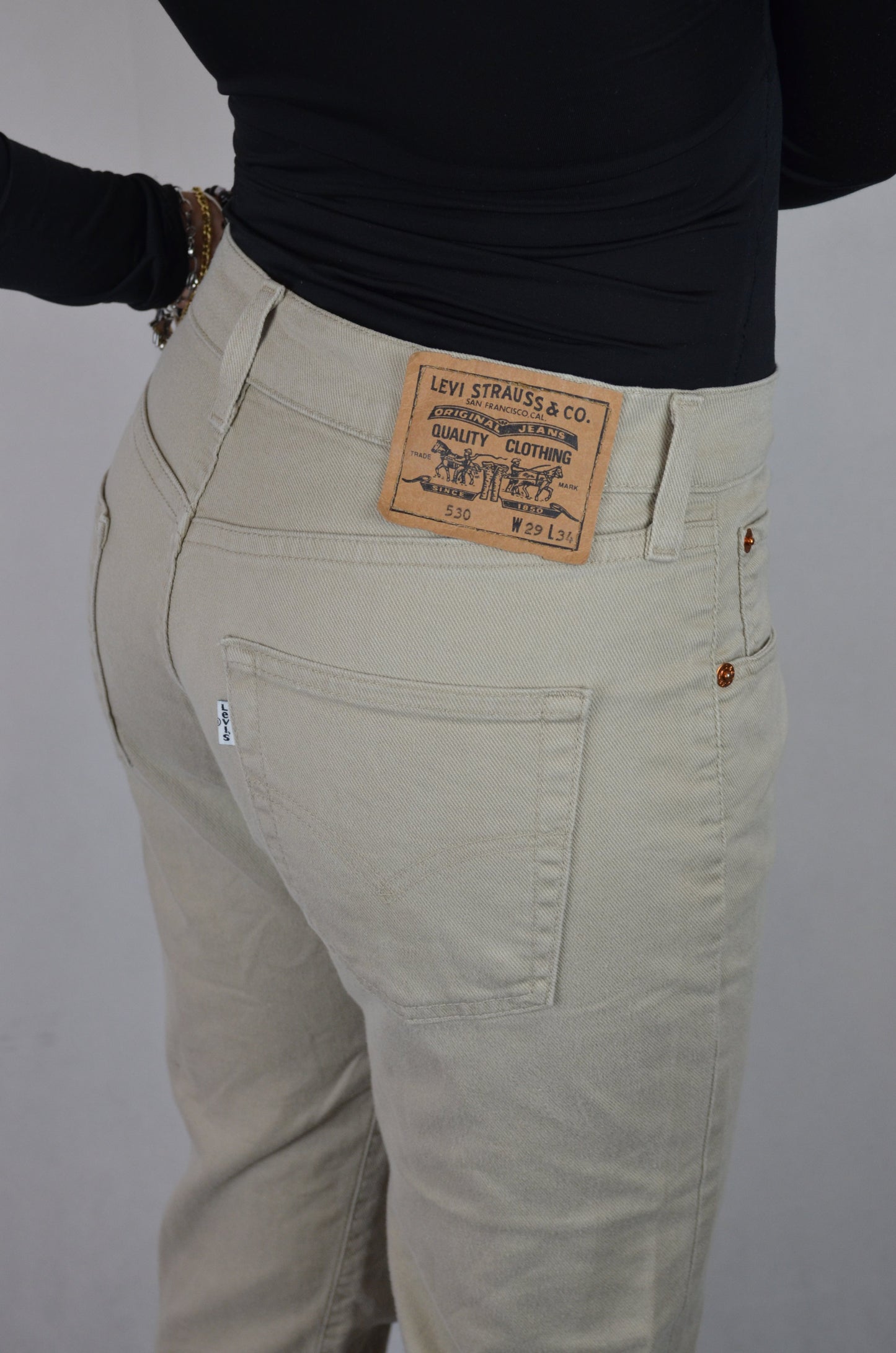 Jeans levis Beige Chiaro